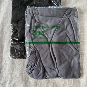2- Pack Gray and Black Bike Shorts